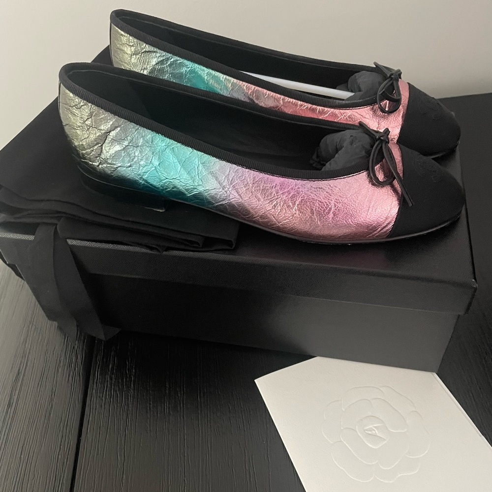 Chanel Metiers D’art Multicolor ballet flats size 37.5.